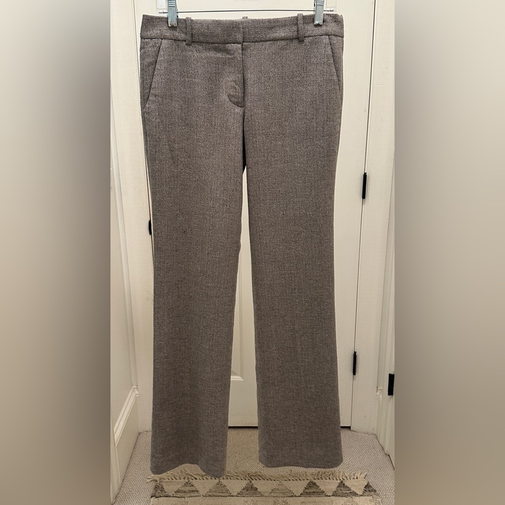 J. Crew Tweed Herringbone Cafe Trouser, sz 4